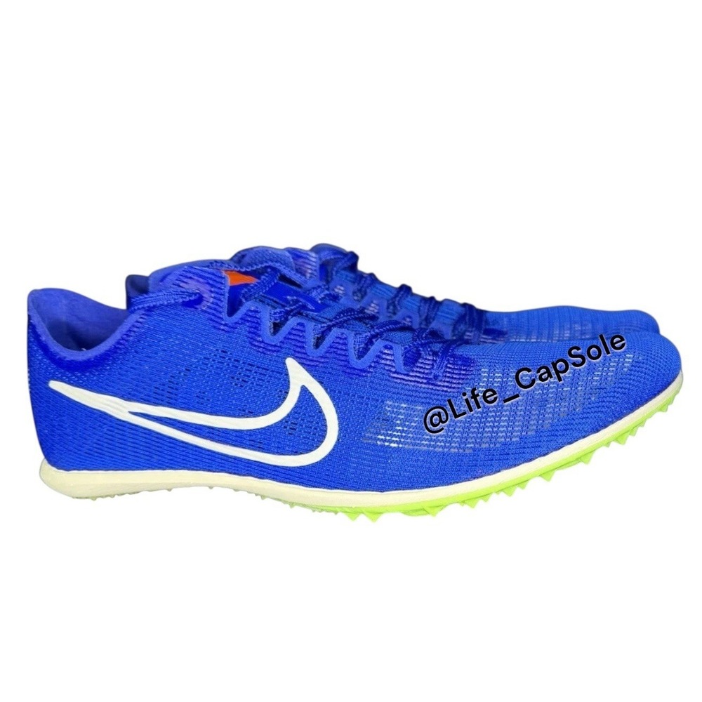 Men's 10 Nike Zoom Mamba 6 Track & Field Racer Blue Spikes DR2733-400 New - Picture 8 of 12